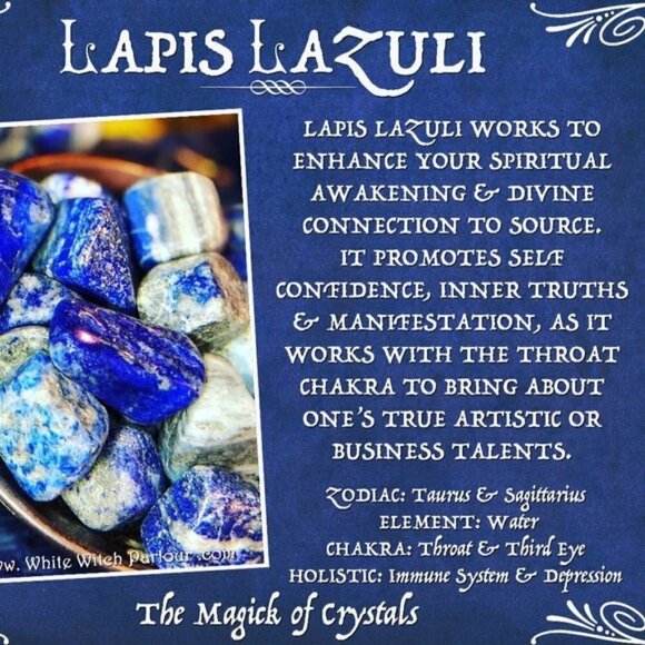Lapis Lazuli & Hematite! Wear as a Choker or Wrap Bracelet! 15.5" + 3" Extender - Picture 4 of 7